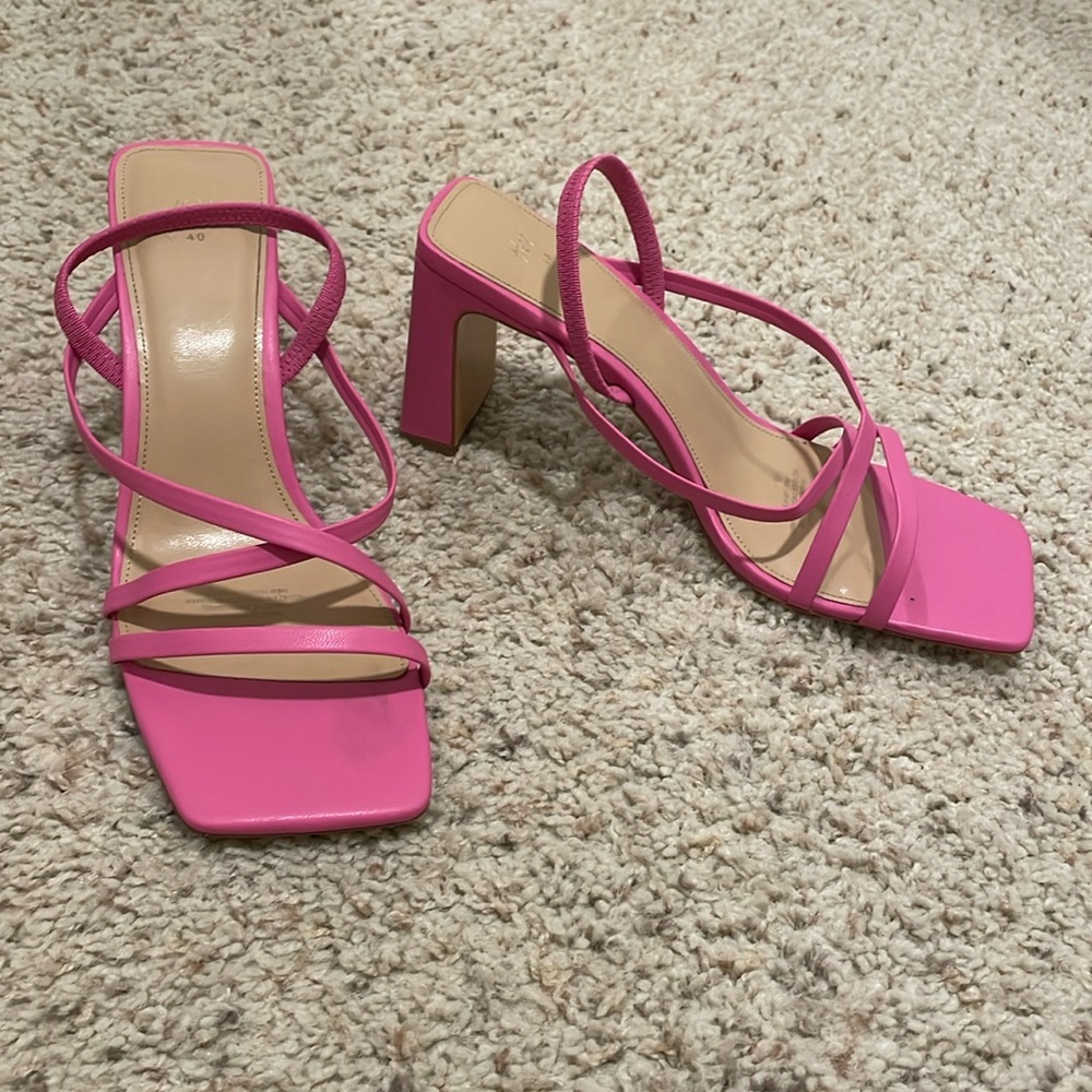 H&M Pink Strappy Heels